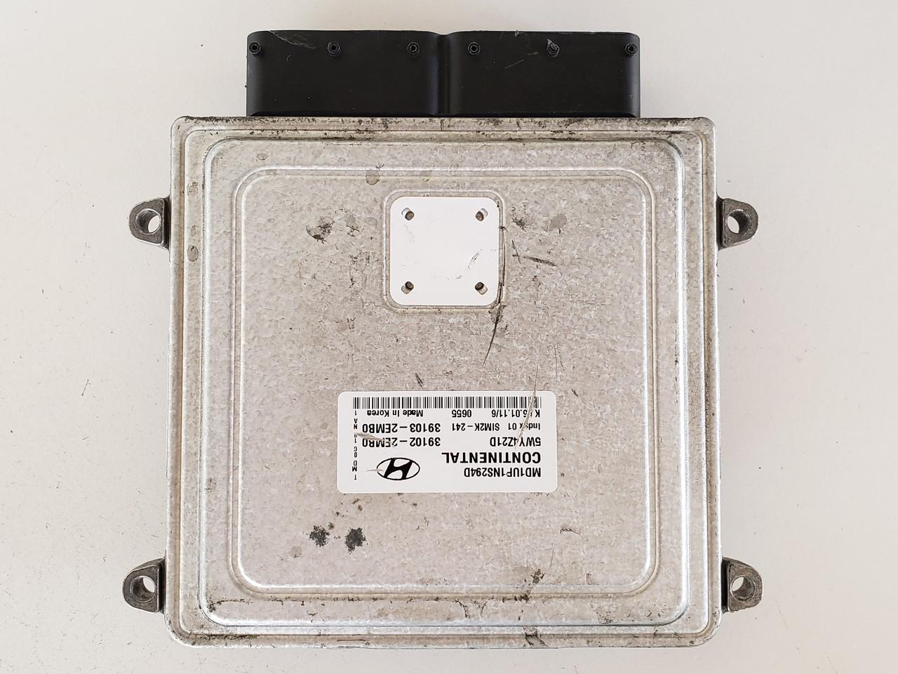 2011 Elantra 39103-2EMB0 Computer Brain Engine Control ECU ECM EBX Module