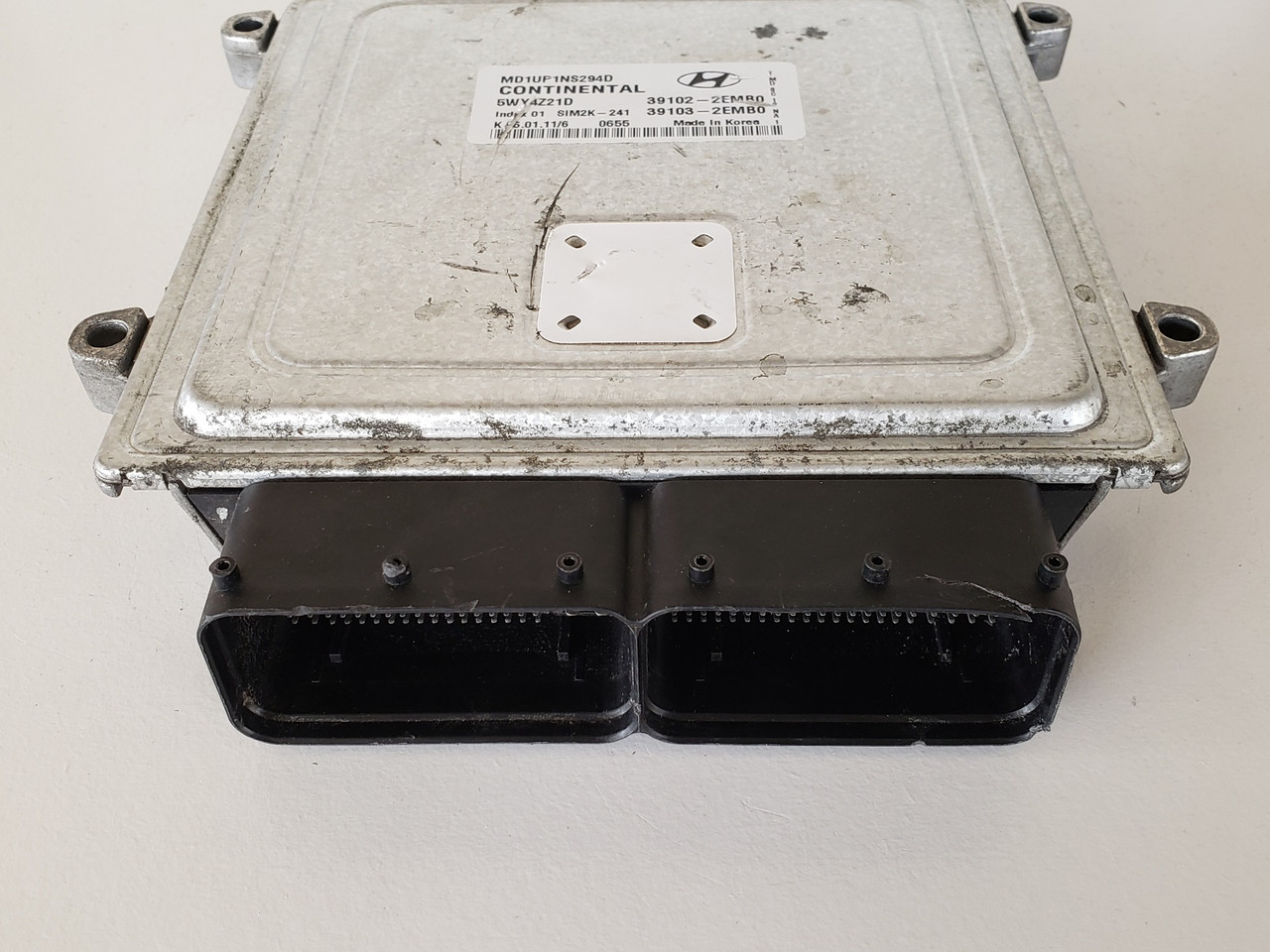 2011 Elantra 39103-2EMB0 Computer Brain Engine Control ECU ECM EBX Module