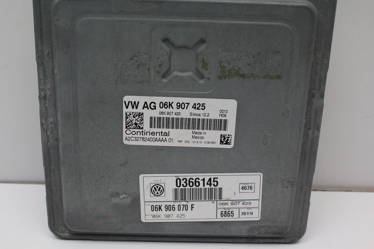 2014 14 Volkswagen Jetta 1.8L 06K 907 425 Computer Engine Control ECU ECM Module