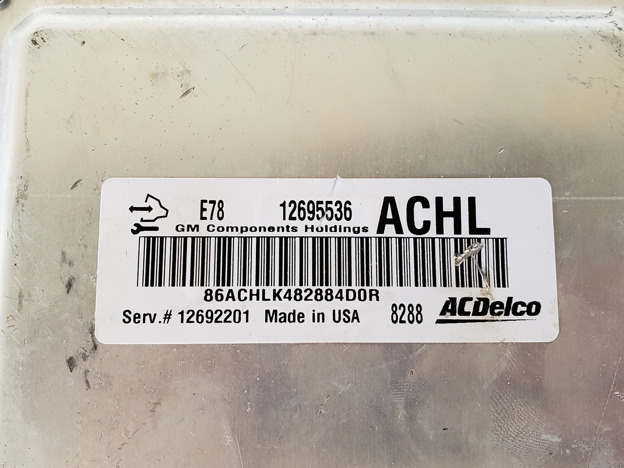 17-18 Silverado 2500 3500 12692201 Computer Engine Control ECU ECM EBX Module 17-18 Silverado 2500 3500 12692201 Computer Engine Control ECU ECM EBX Module