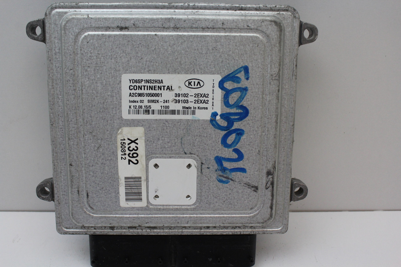 16 2016 Kia Forte 39103-2EXA2 1.8L Computer Brain Engine Control ECU ECM Module