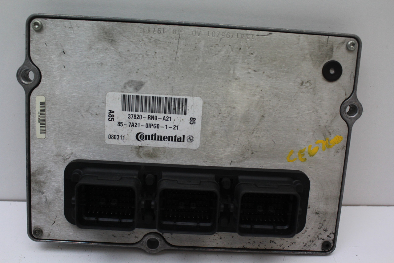 11 2011 Honda Pilot 37820-RN0-A21 Computer Engine Control ECU ECM EBX Module