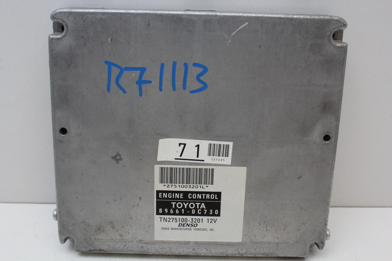 2006 06 Toyota Tundra 89661-0C730 Computer Engine Control ECU ECM EBX Module