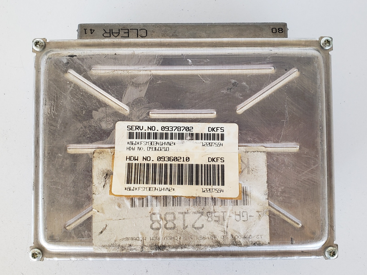2001-2002 Chevy Impala 09378702 Computer Brain Engine Control ECU ECM EBX Module