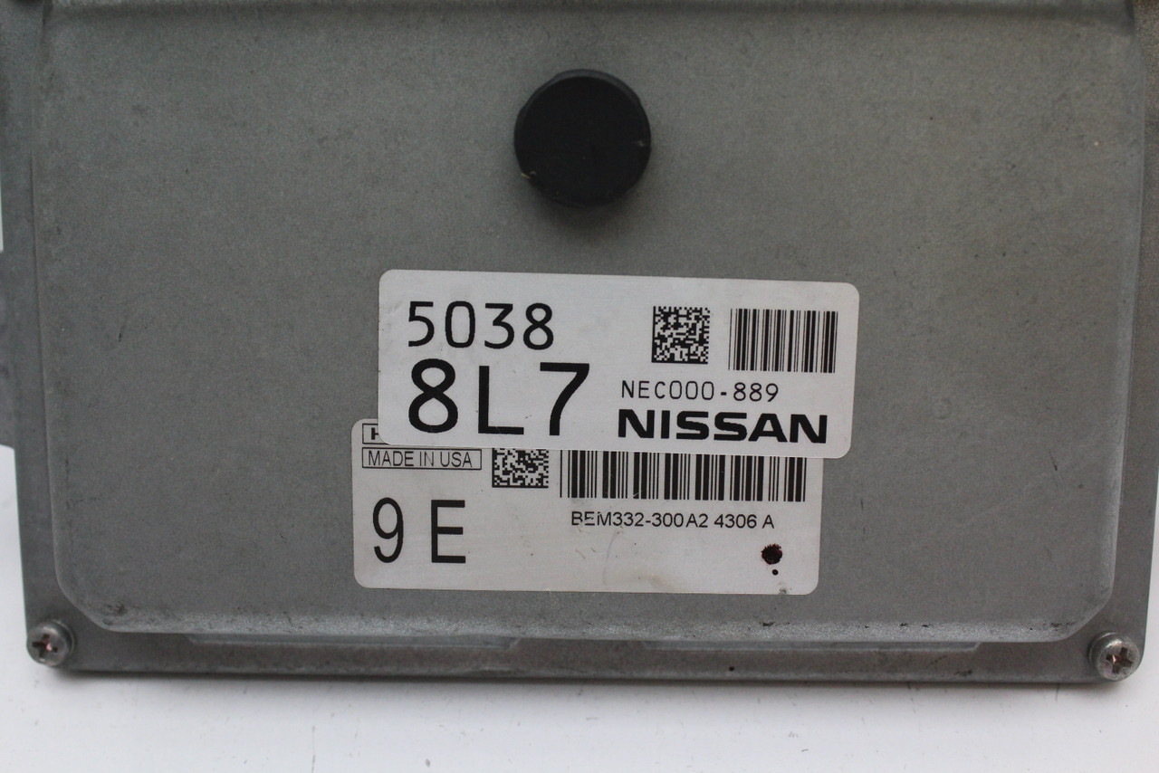 14-17 Nissan Versa 1.6L NEC000-889 Computer Engine Control ECU ECM EBX Module 14-17 Nissan Versa 1.6L NEC000-889 Computer Engine Control ECU ECM EBX Module