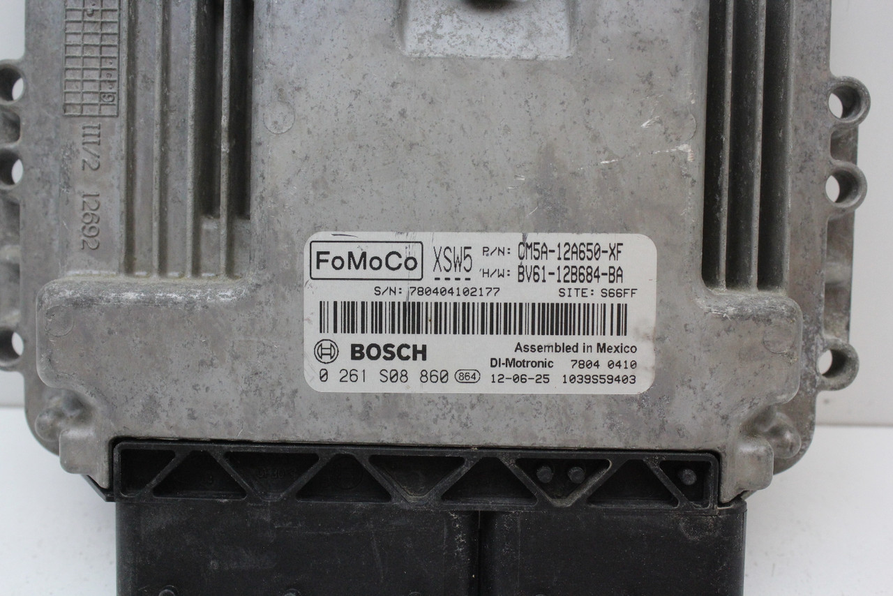 12 13 Ford Focus Cm5a 12a650 Xf Computer Brain Engine Control Ecu Ecm Ebx Module Seabreeze 2848