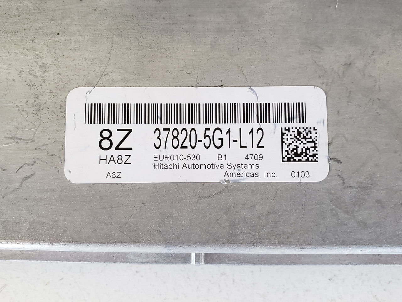 2014 Honda Accord 37820-5G1-L12 Computer Brain Engine Control ECU ECM EBX Module