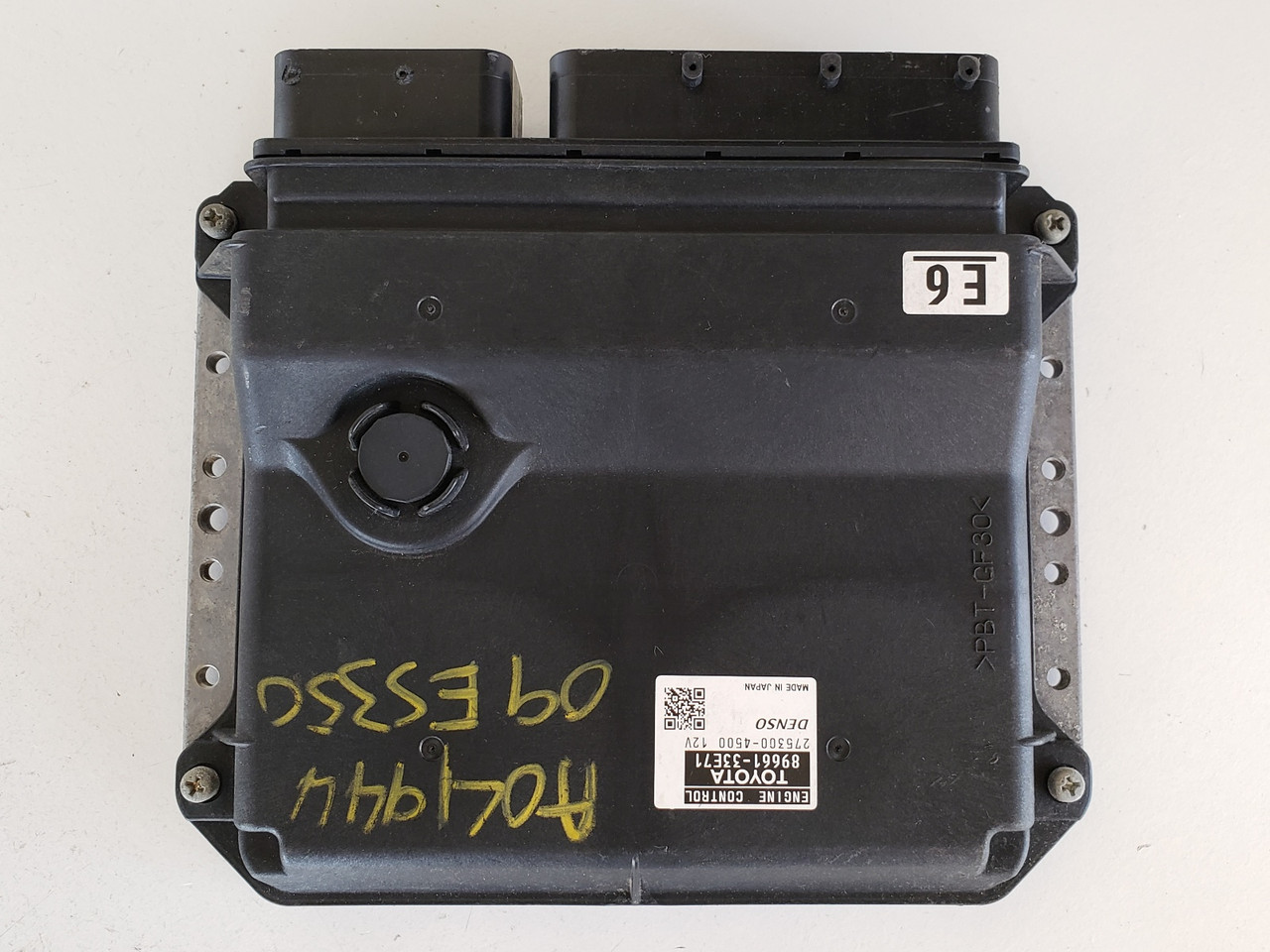 2008-2009 ES350 89661-33E71 Computer Brain Engine Control ECU ECM EBX Module 2008-2009 ES350 89661-33E71 Computer Brain Engine Control ECU ECM EBX Module