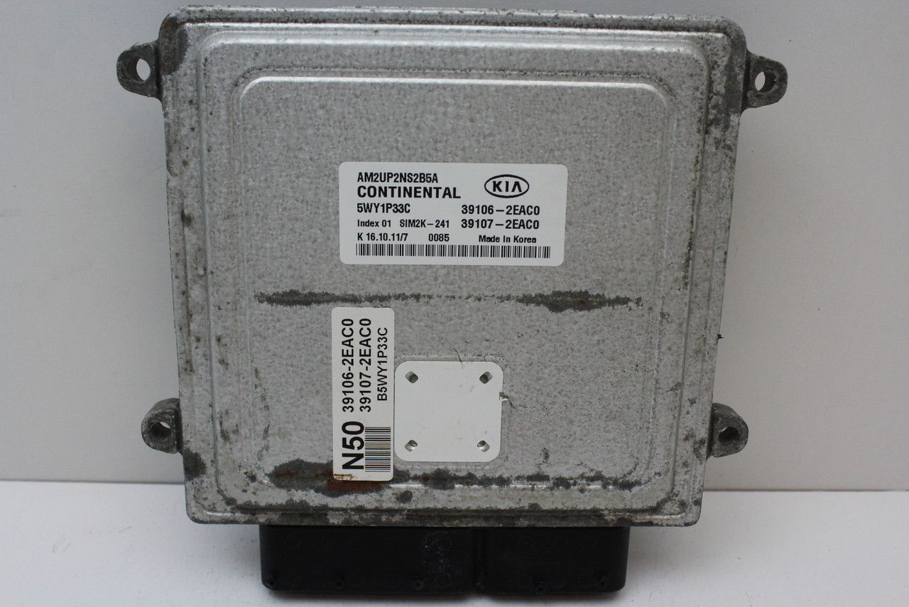 12 13 Kia Soul 39107-2EAC0 Computer Brain Engine Control ECU ECM EBX Module