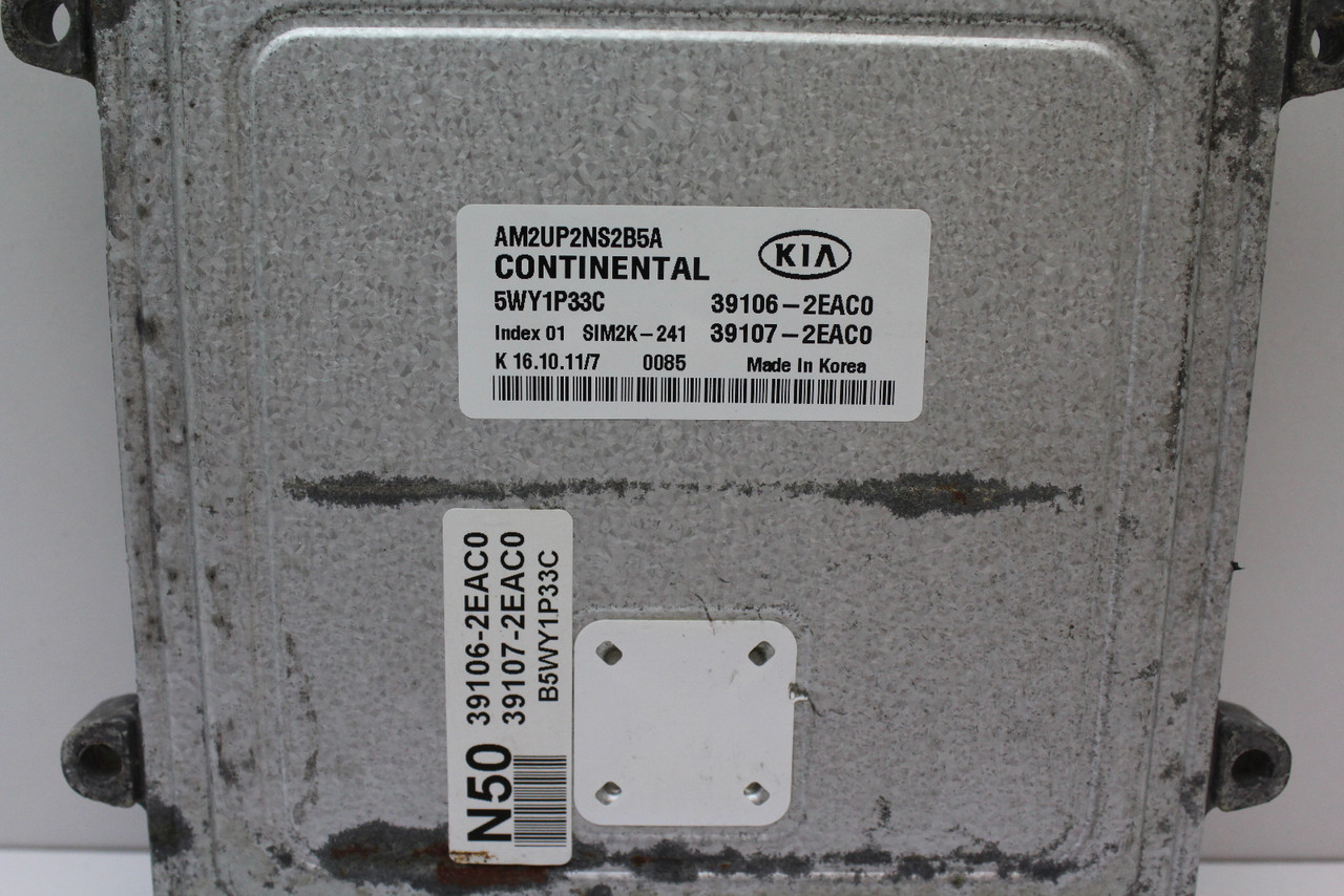12 13 Kia Soul 39107-2EAC0 Computer Brain Engine Control ECU ECM EBX Module