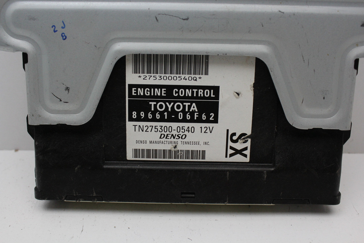 08 2008 Toyota Solara 89661-06F62 Computer Engine Control ECU ECM EBX Module