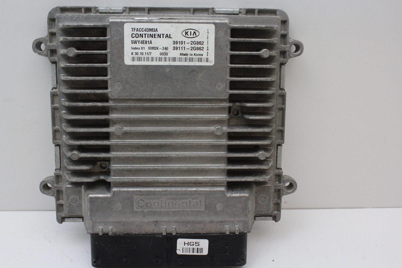 11-13 Kia Optima 39111-2G362 Computer Brain Engine Control ECU ECM EBX Module