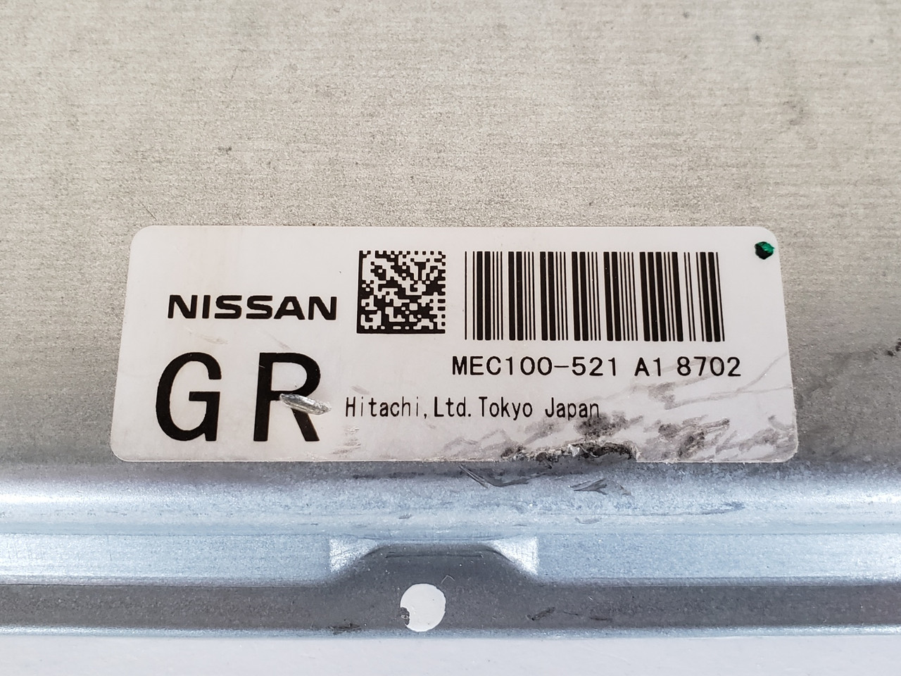 2008 Infiniti G35 MEC100-521 A1 Computer Brain Engine Control ECU ECM EBX Module