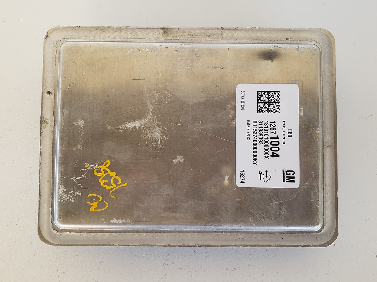 2016 Cadillac CTS 12672502 Computer Brain Engine Control ECU ECM EBX Module