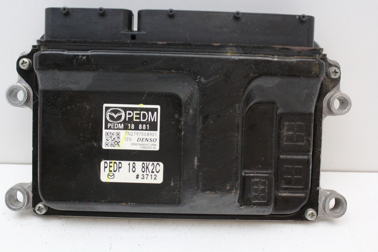 14-16 Mazda 3 PEDM 18 881 Computer Brain Engine Control ECU ECM EBX Module