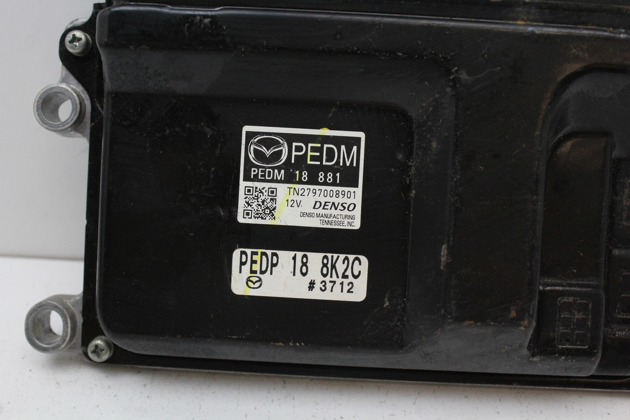 14-16 Mazda 3 PEDM 18 881 Computer Brain Engine Control ECU ECM EBX Module