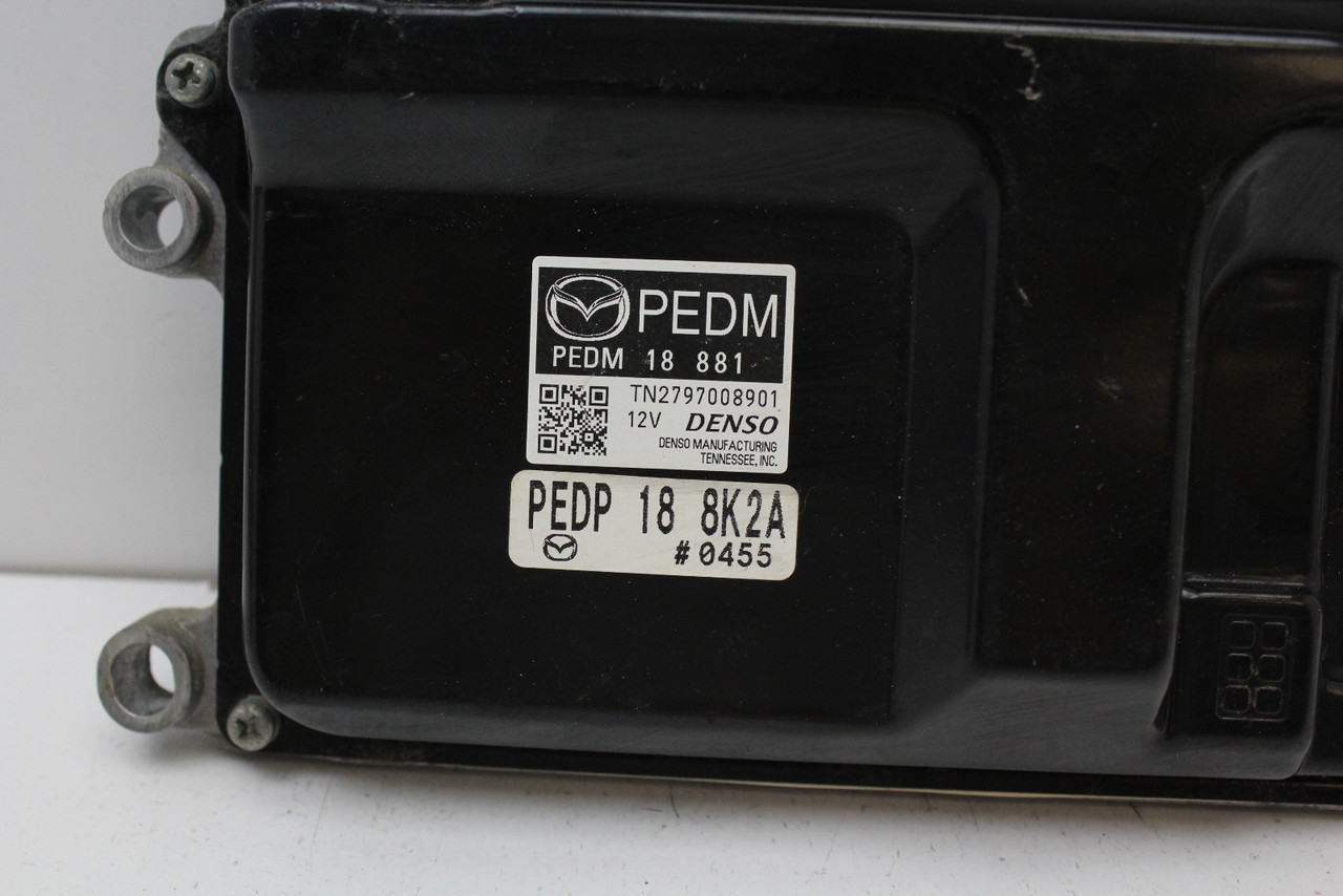 14 2014 Mazda 3 PEDM 18 881 Computer Brain Engine Control ECU ECM EBX Module