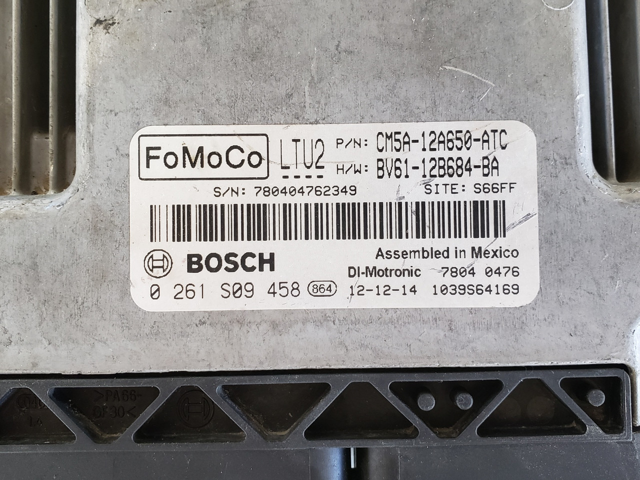 2012-2013 Focus CM5A-12A650-ATC Computer Brain Engine Control ECU ECM EBX Module