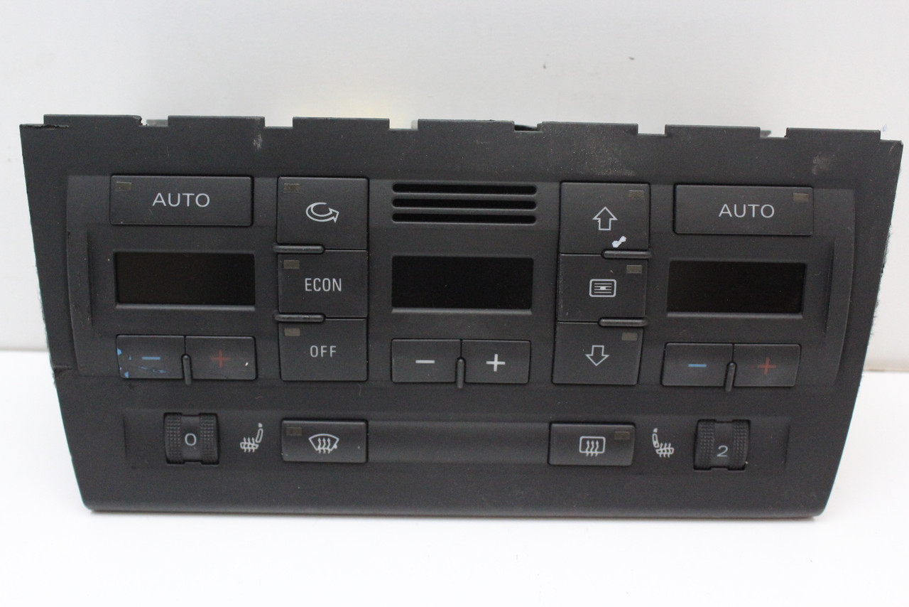 05-09 Audi A4 8E0 820 043 BM Climate Control Panel Temperature