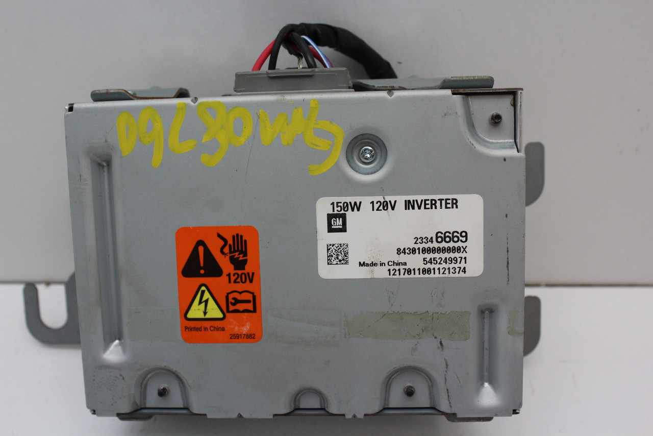 17 18 Cadillac CTS 23346669 Power Inverter Control Module Unit 17 18 Cadillac CTS 23346669 Power Inverter Control Module Unit