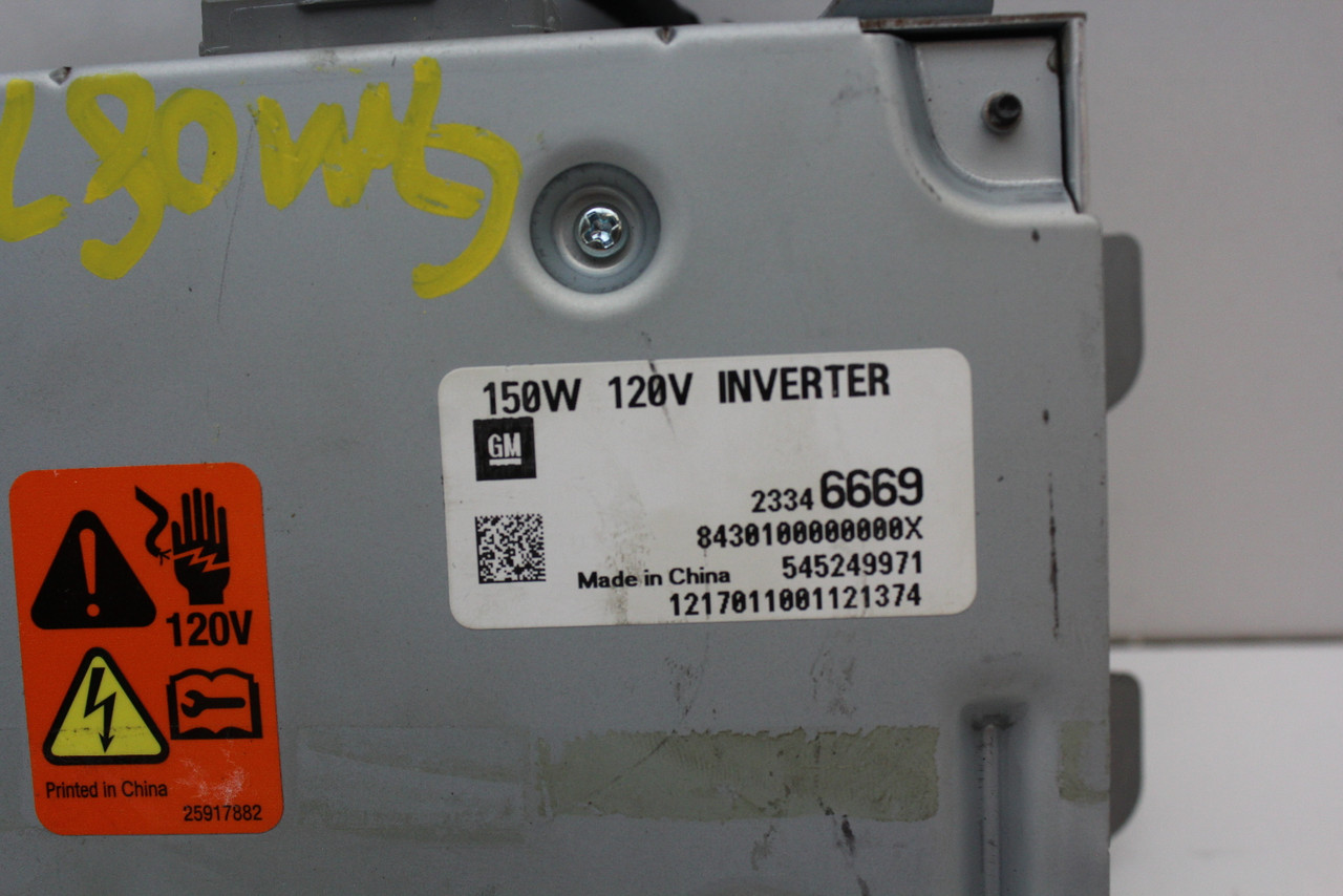 17 18 Cadillac CTS 23346669 Power Inverter Control Module Unit 17 18 Cadillac CTS 23346669 Power Inverter Control Module Unit