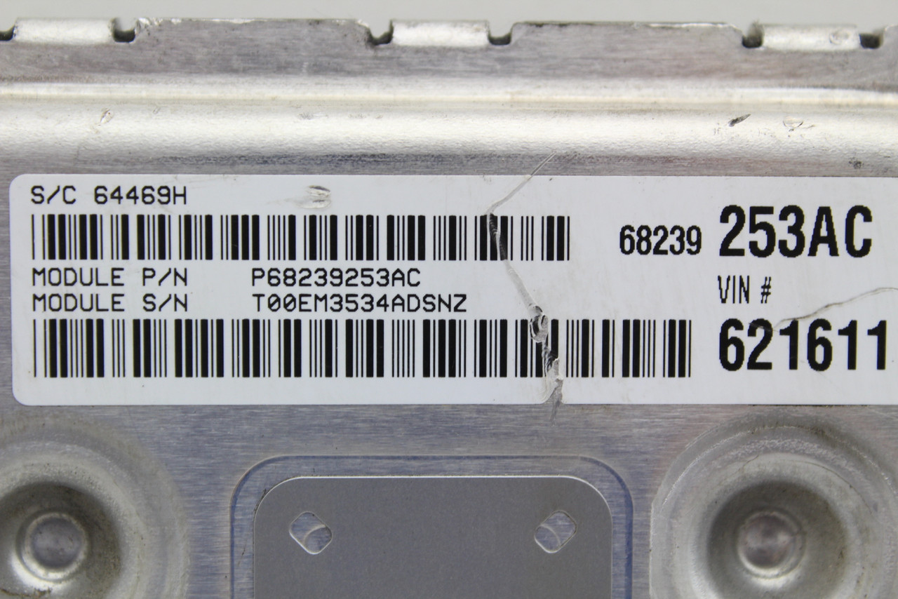 15 Dodge Journey P05150923AB Computer Brain Engine Control ECU ECM EBX Module