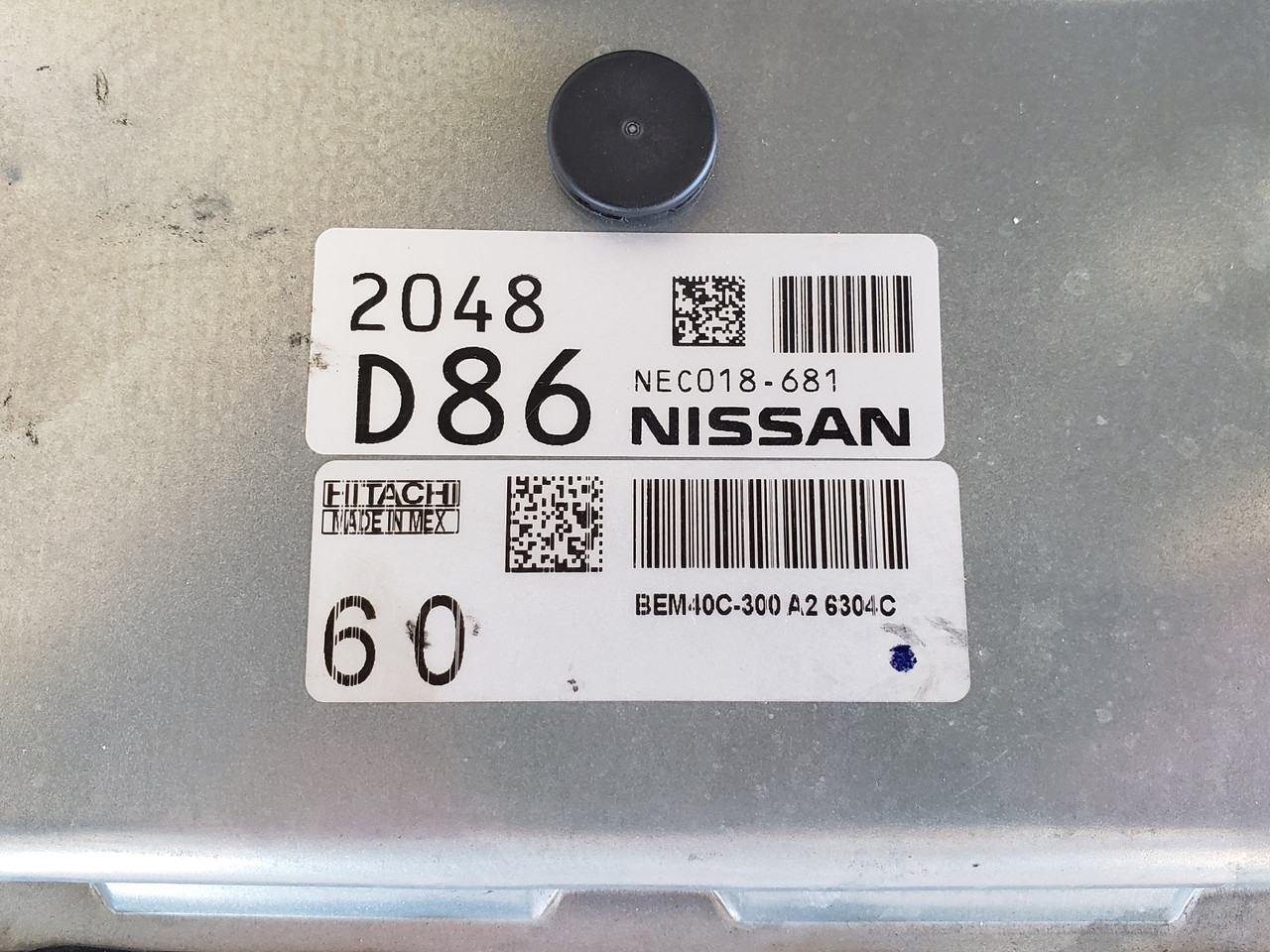 2016-2017 Sentra NEC018-681 Computer Brain Engine Control ECU ECM EBX Module
