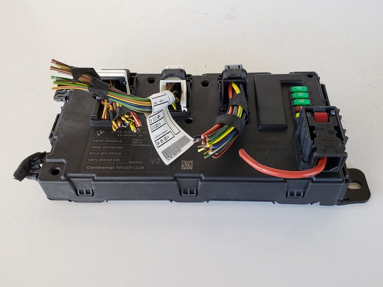 2012-2015 Bmw 328i 9329701-01 BCM BCU Body Control Unit Module