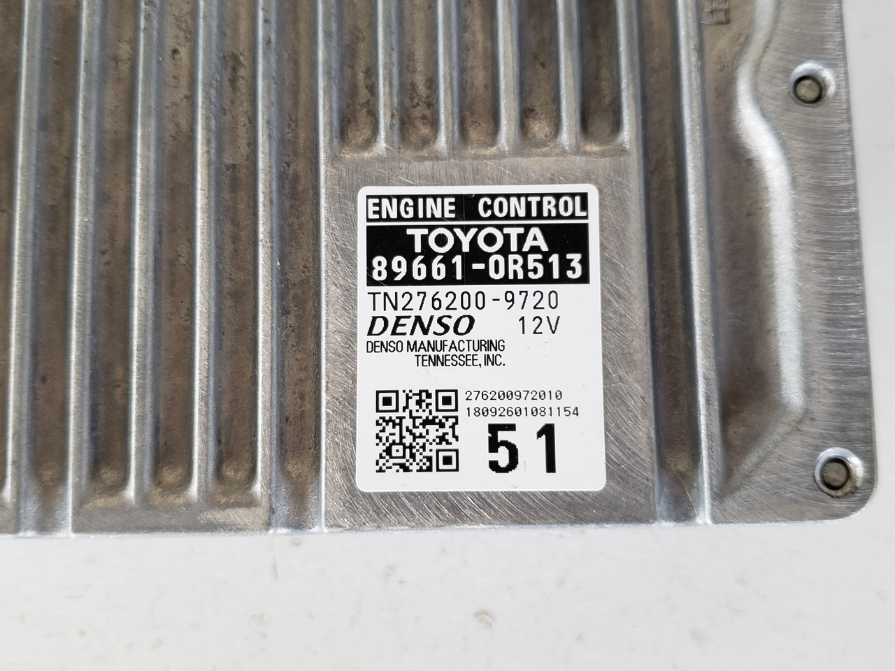 2018 Toyota Rav4 89661-0R513 Computer Brain Engine Control ECU ECM EBX Module
