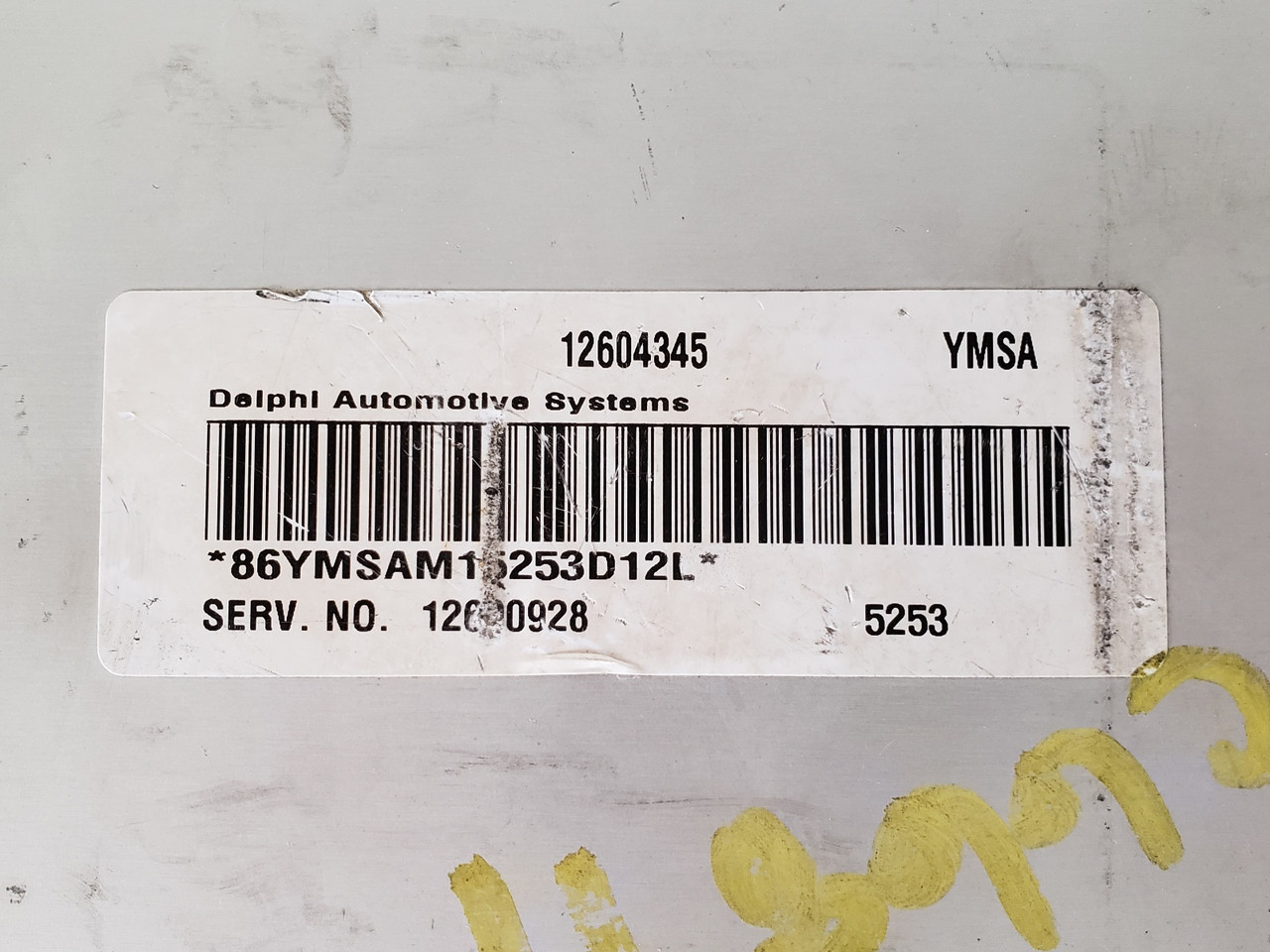 2006 Chevy Uplander 12600928 Computer Brain Engine Control ECU ECM EBX Module