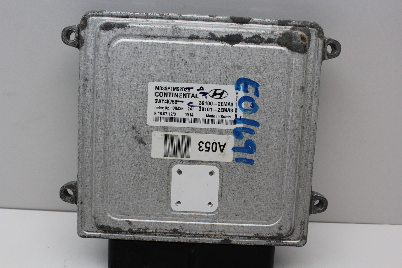 11-13 Hyundai Elantra 1.8L 39101-2EMA3 Computer Engine Control ECU ECM Module 11-13 Hyundai Elantra 1.8L 39101-2EMA3 Computer Engine Control ECU ECM Module