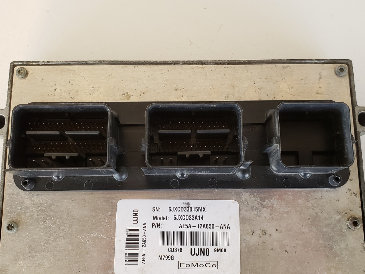 2010 Ford Fusion AE5A-12A650-ANA Computer Engine Control ECU ECM EBX Module