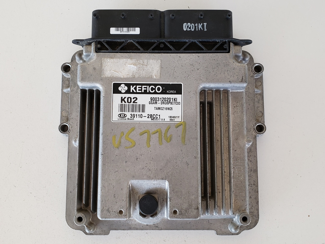 2013 Kia Soul 39110-2BCC1 Computer Brain Engine Control ECU ECM EBX Module