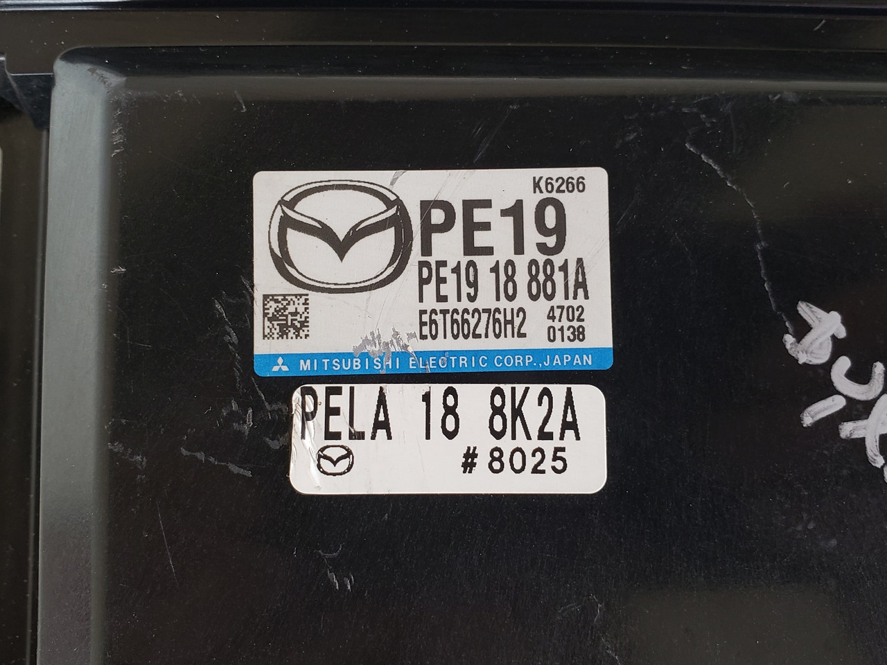 2014 Mazda 3 PE19 18 881A Computer Brain Engine Control ECU ECM EBX Module