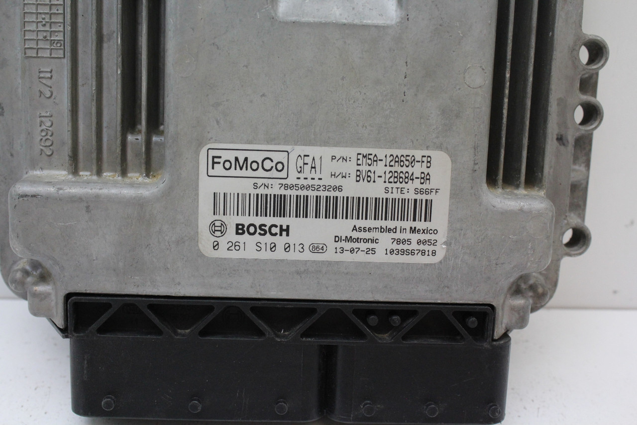 13 2013 Ford Focus EM5A-12A650-FB Computer Engine Control ECU ECM EBX Module