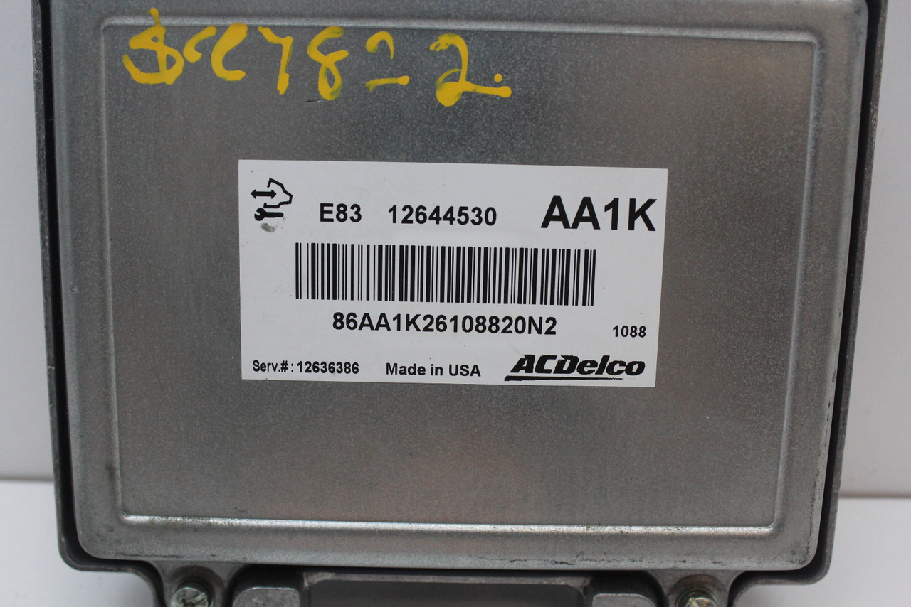 11 12 Chevrolet Cruze 12636386 Computer Brain Engine Control