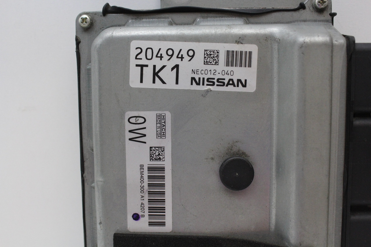 13 14 Altima NEC012-040 Computer Brain Engine Control ECU ECM EBX Module 13 14 Altima NEC012-040 Computer Brain Engine Control ECU ECM EBX Module