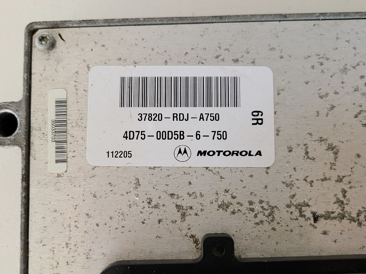 2005-2006 MDX 37820-RDJ-A750 Computer Brain Engine Control ECU ECM EBX Module