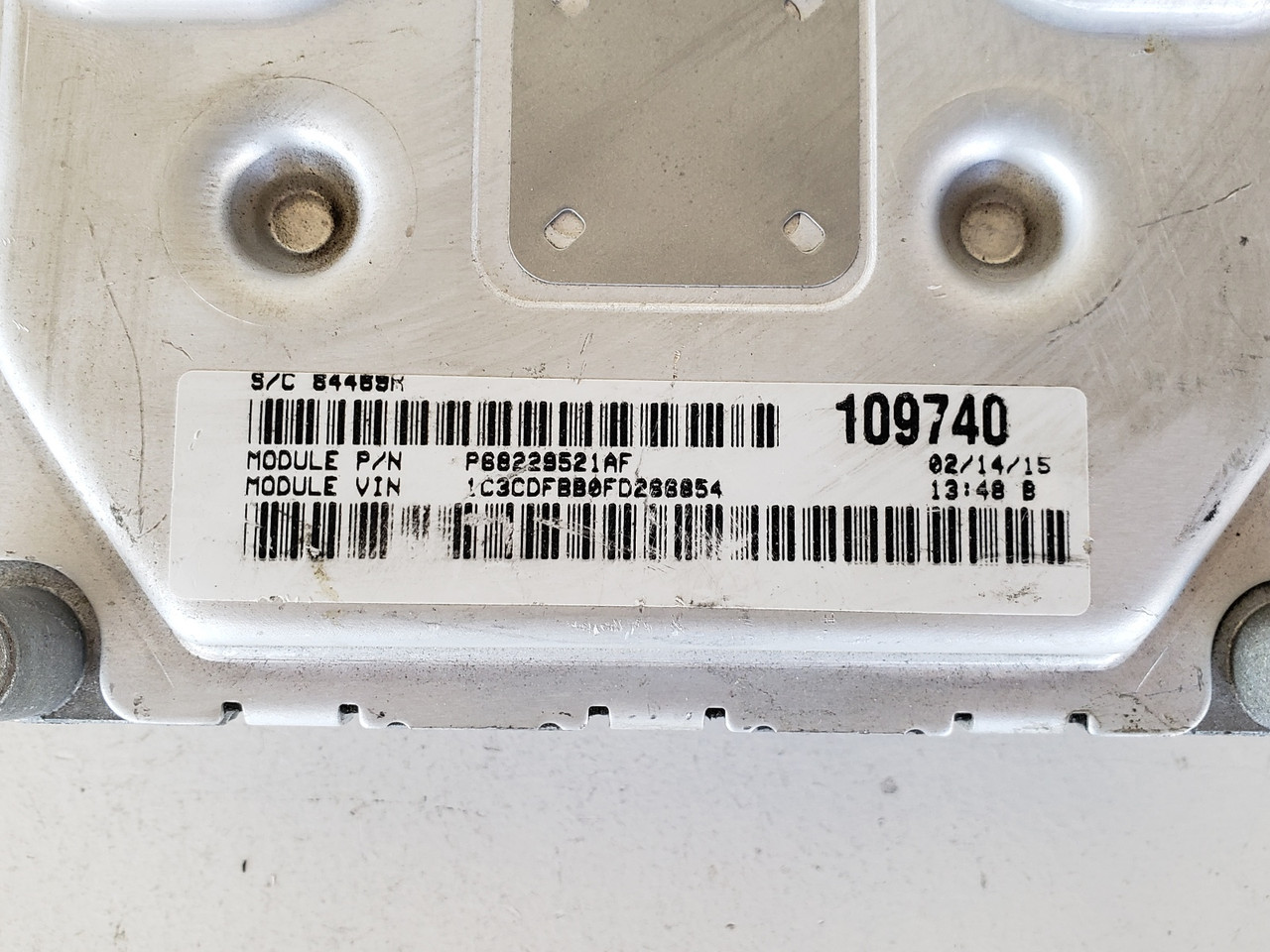 2015 Dodge Dart P68229521AF Computer Brain Engine Control ECU ECM EBX Module