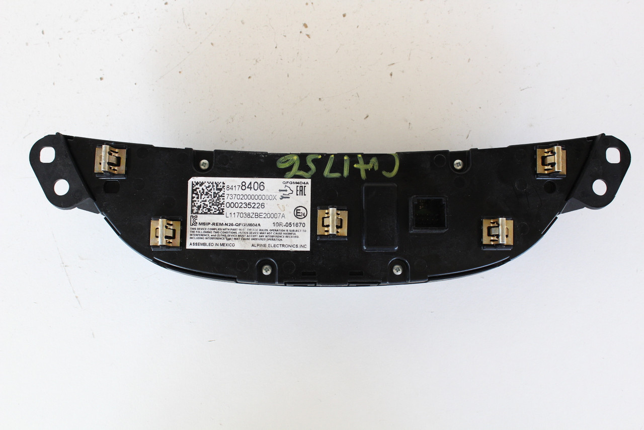 16 17 Chevrolet Chevy Malibu Climate Control Panel Temperature Unit A/C Heater