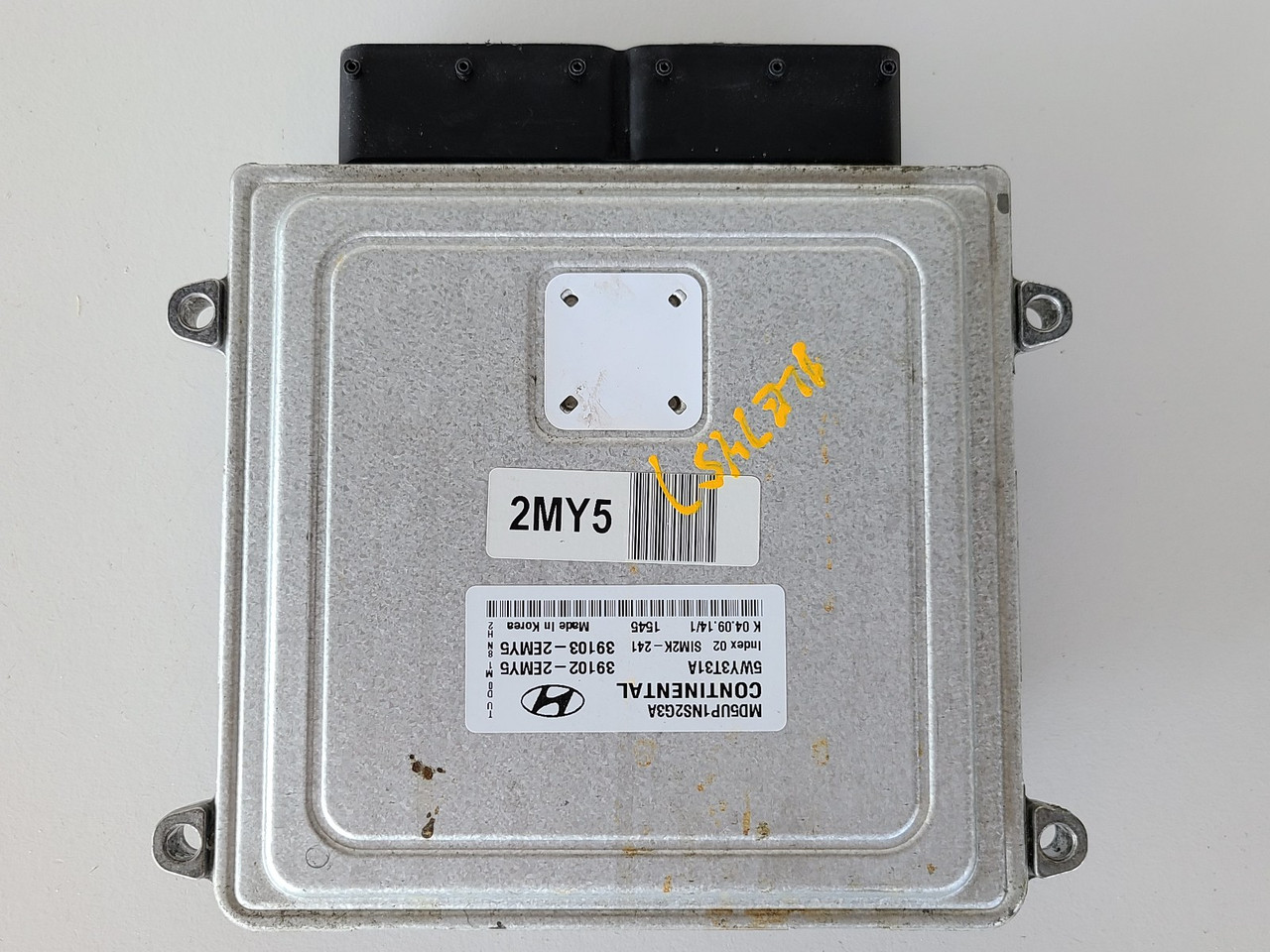 2015 Elantra 1.8L 39103-2EMY5 Computer Brain Engine Control ECU ECM EBX Module