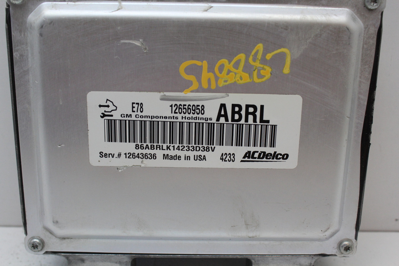 14 15 16 Spark 12643636 Computer Brain Engine Control ECU ECM EBX Module