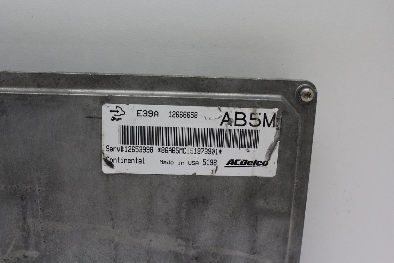 13-16 Cadillac XTS 12653998 Computer Brain Engine Control ECU ECM EBX Module