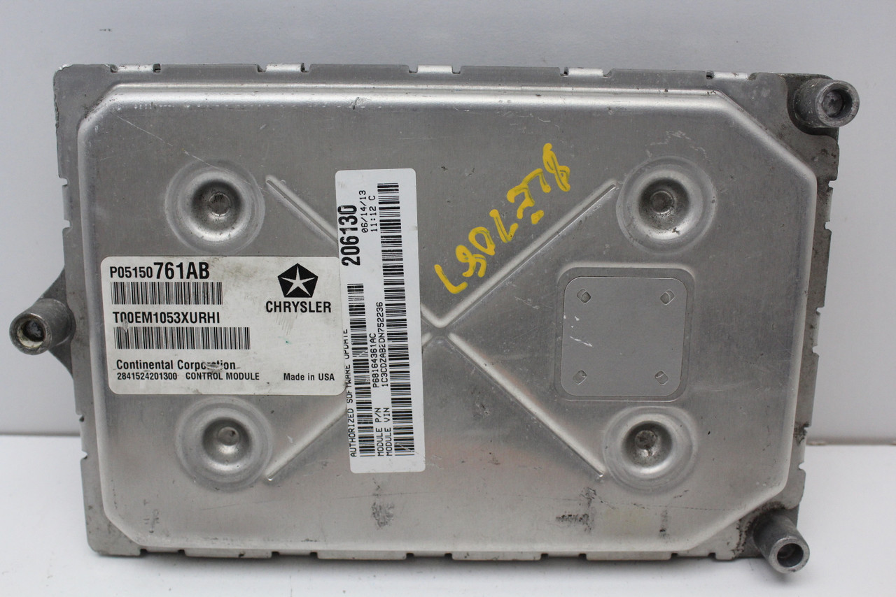 13 2013 Dodge Avenger P68164361AC Computer Engine Control ECU ECM EBX Module