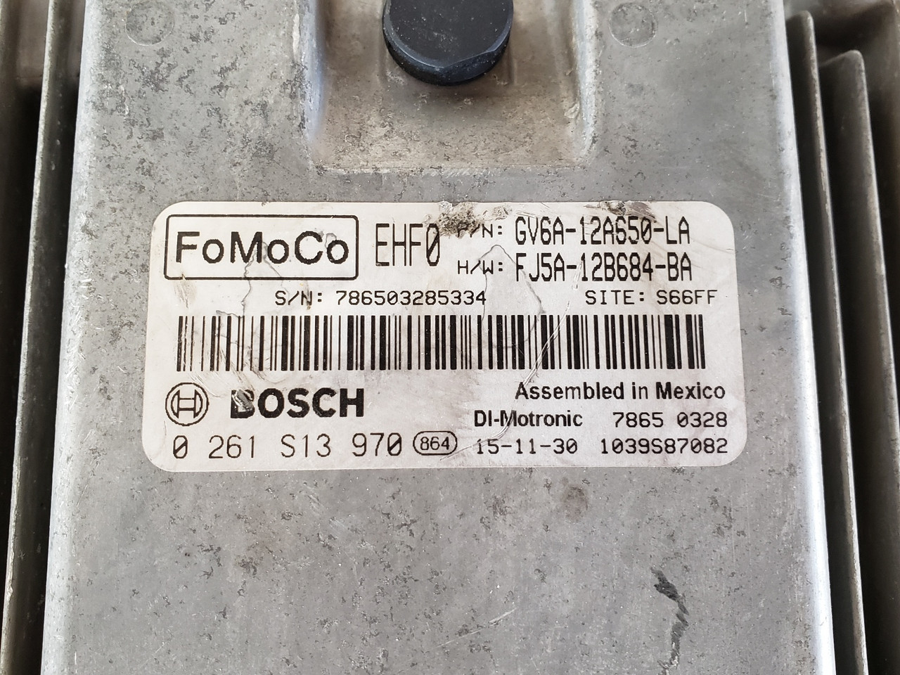 15-16 Transit Connect FJ5A-12B684-BA Computer Engine Control ECU ECM EBX Module