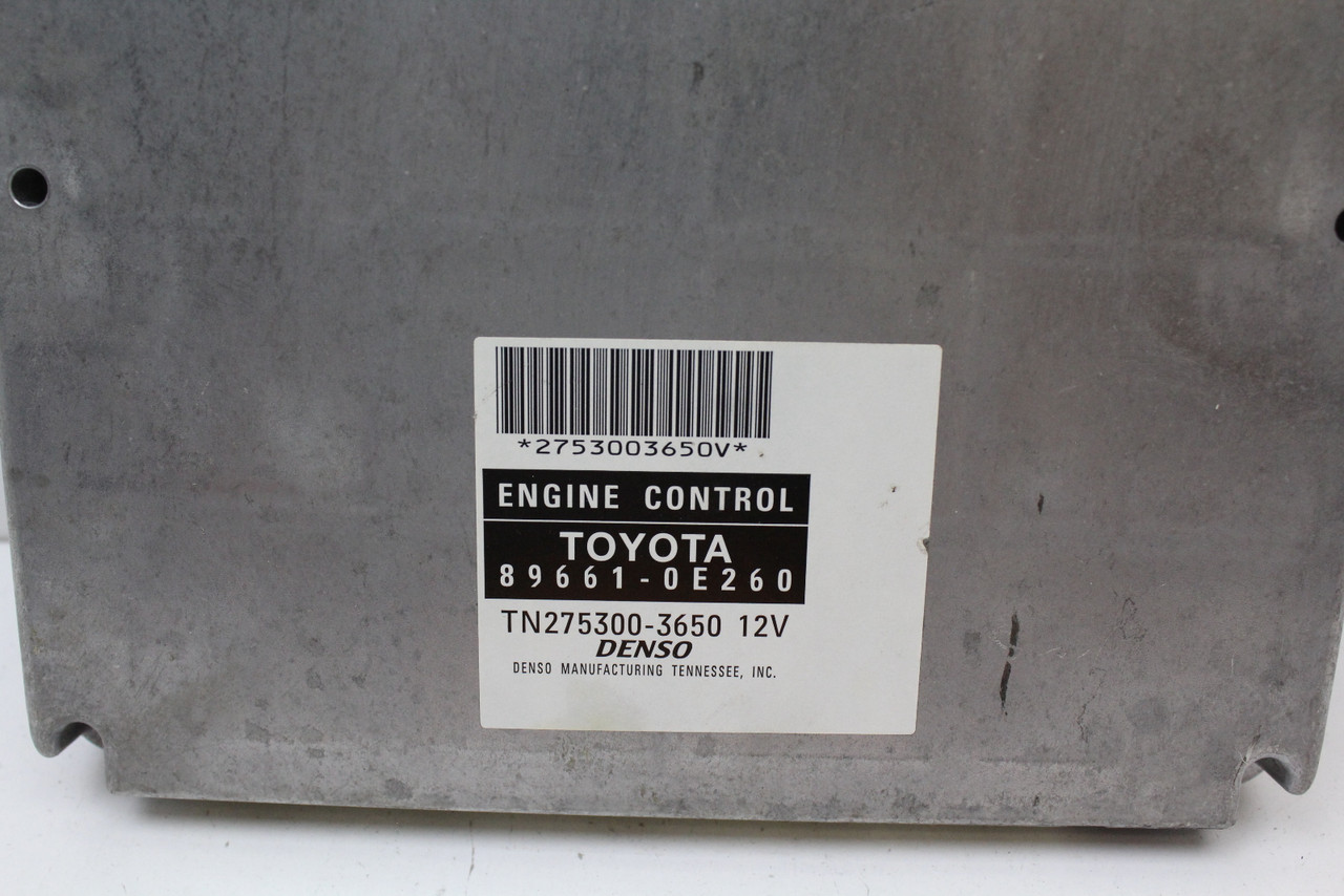 08 09 Lexus RX350 AWD 89661-0E260 Computer Engine Control ECU ECM EBX Module