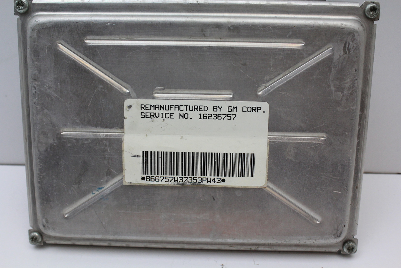 98 1998 Buick Regal 3.8L 16236757 Computer Brain Engine Control ECU ECM Module