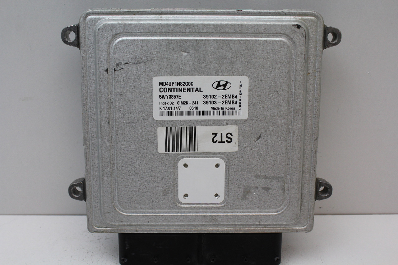 14 15 16 Elantra 39103-2EMB4 Computer Brain Engine Control ECU ECM EBX Module