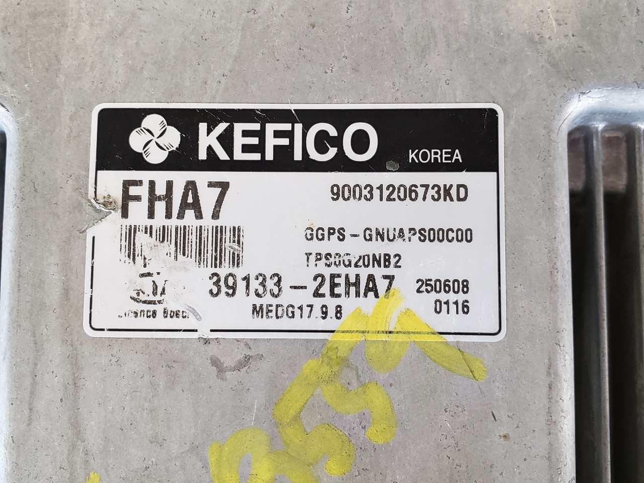 2016 Kia Soul 3913-32EHA7 Computer Brain Engine Control ECU ECM EBX Module