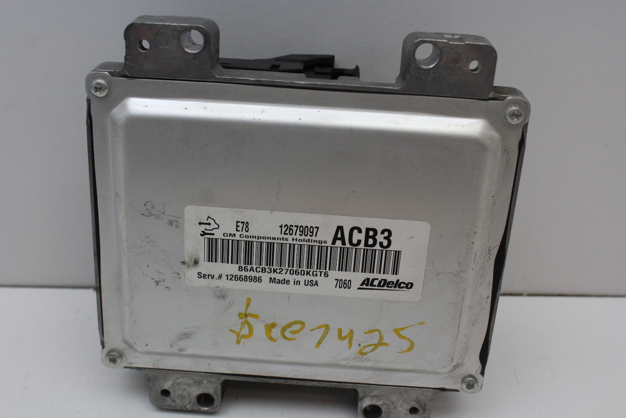 17 18 Chevrolet SIlverado 1500 12668986 Computer Engine Control ECU ECM Module